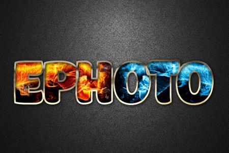 Photo Effects cage letters