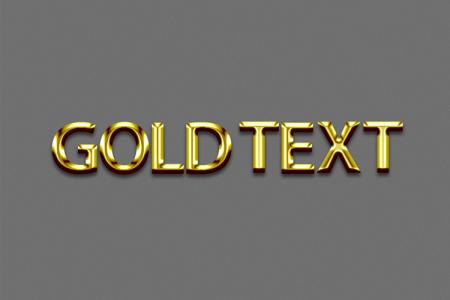 Gold Text Effect pro