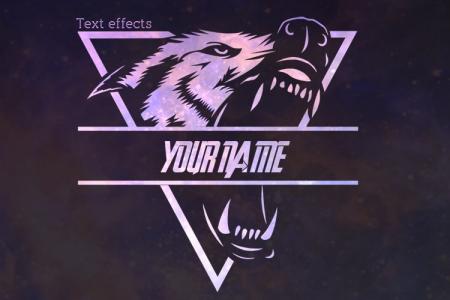 Create logo, avatar Wolf Galaxy online