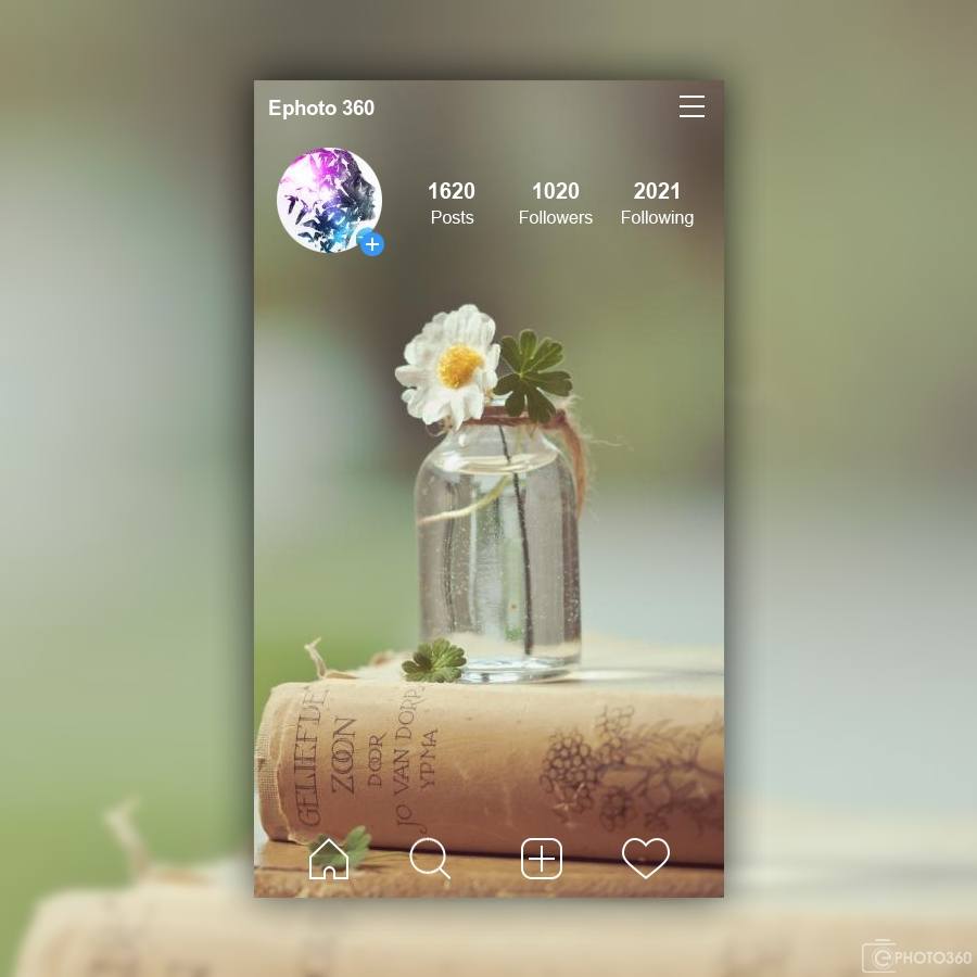 Create instagram background online