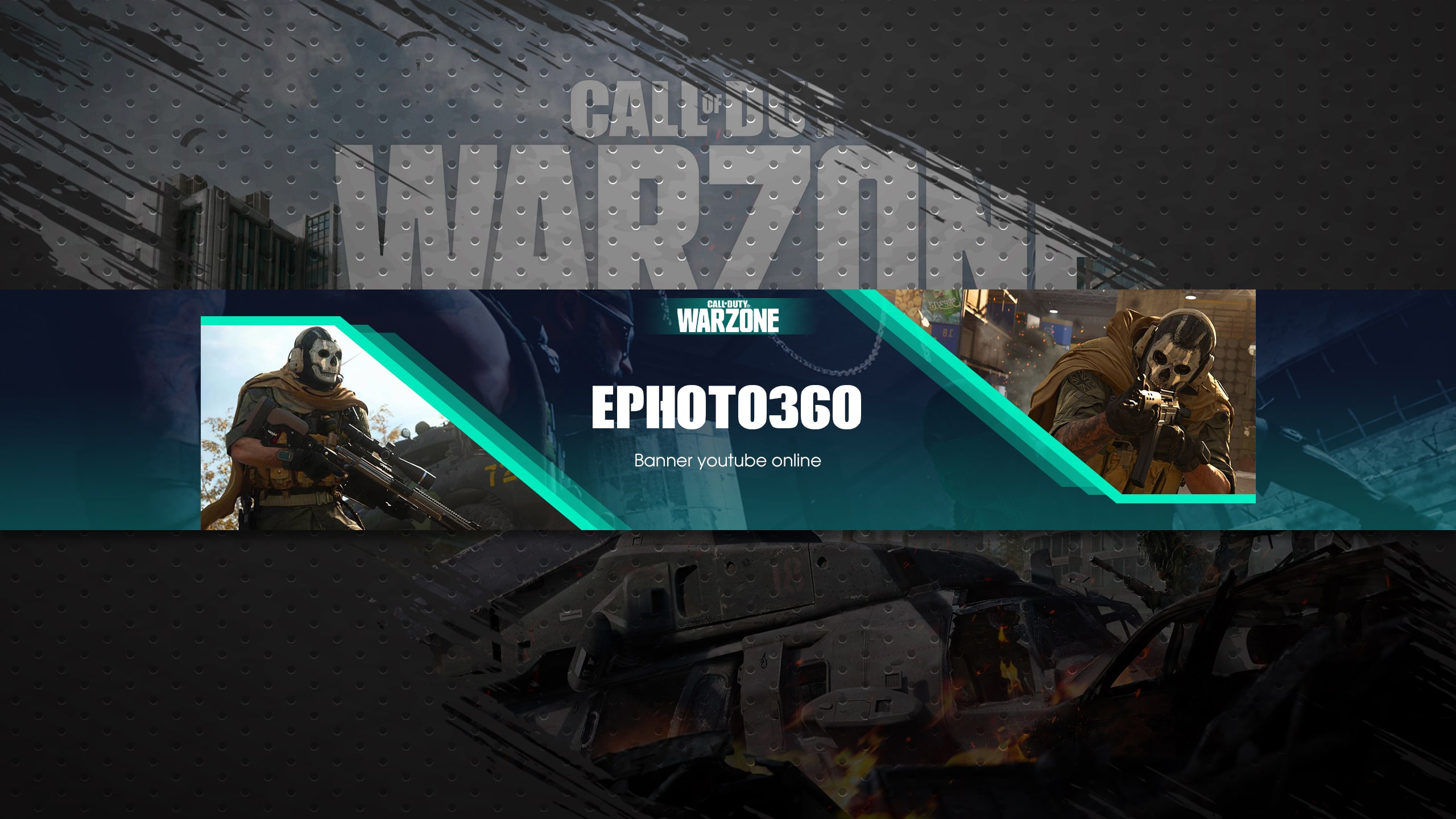 Create Call Of Duty Warzone Youtube Banner Online