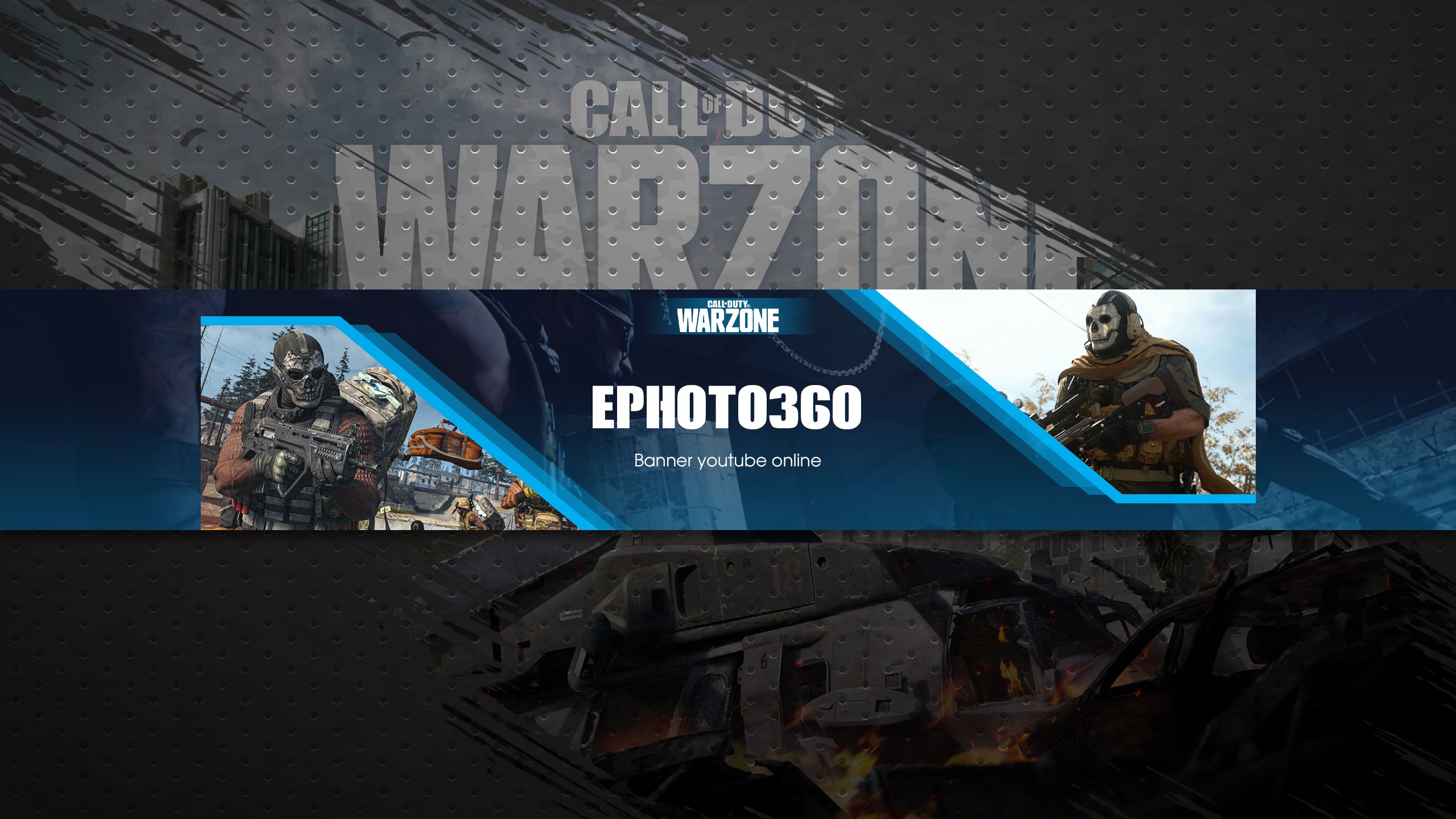 Create Call Of Duty Warzone Youtube Banner Online