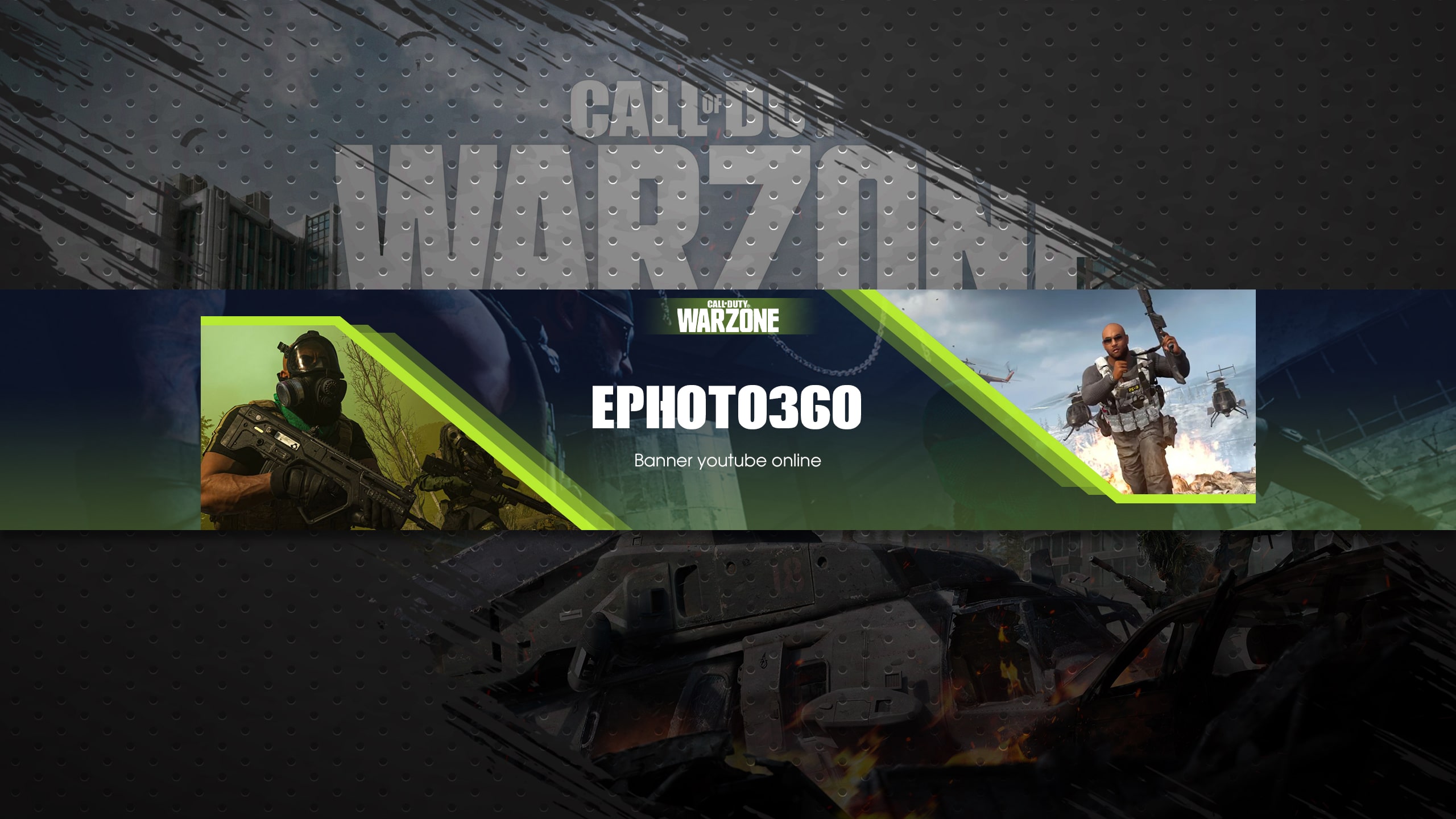 Create Call Of Duty Warzone Youtube Banner Online