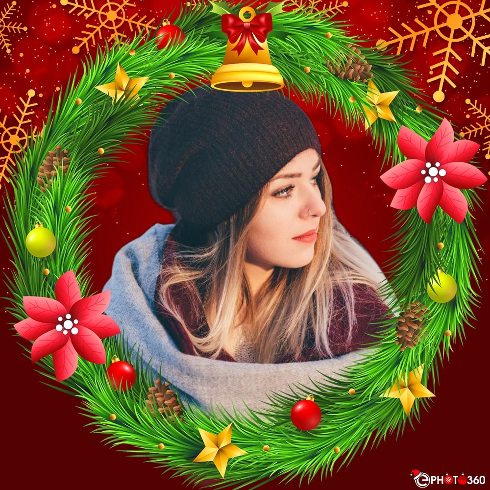 Wechat Avatar White Transparent Christmas Christmas Wechat Avatar  Christmas Frame Wechat PNG Image For Free Download