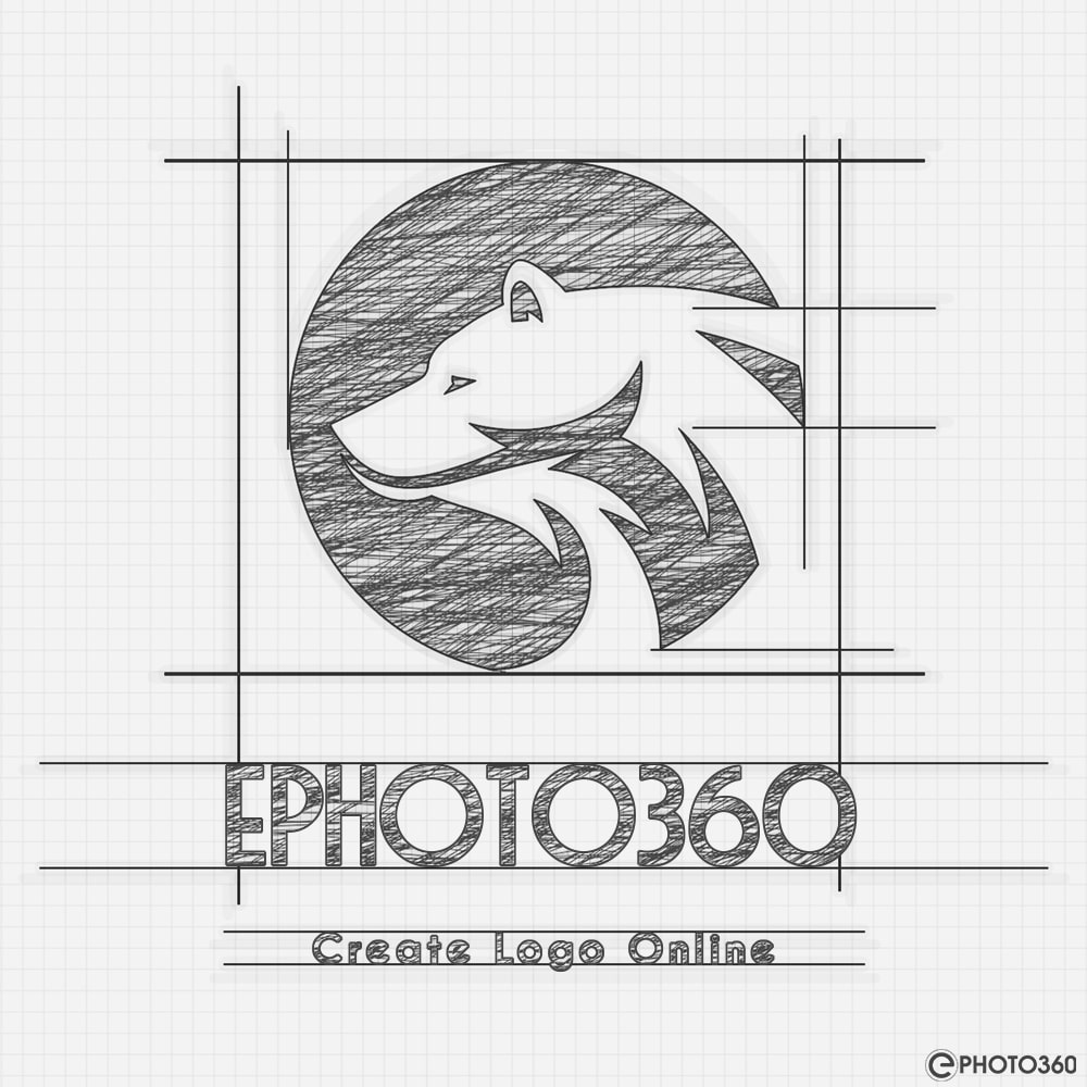 Create a pencil sketch logo online