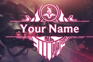 Create CS GO cover with name