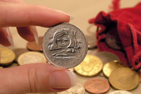coin photo effect