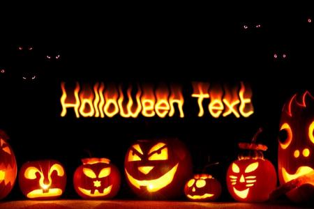 Halloween fire text online