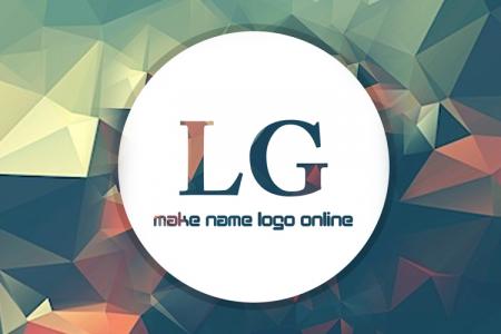 Create logo, avatar online style Polygon Logo