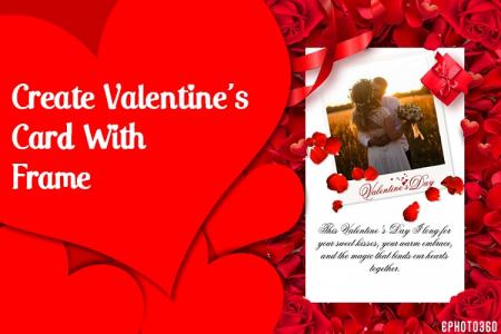 Create Valentine's Card With Frame