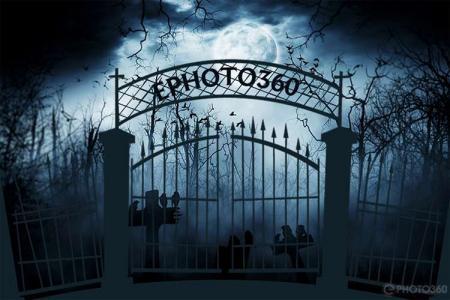 Write Your Name On Horror Cemetery Gate