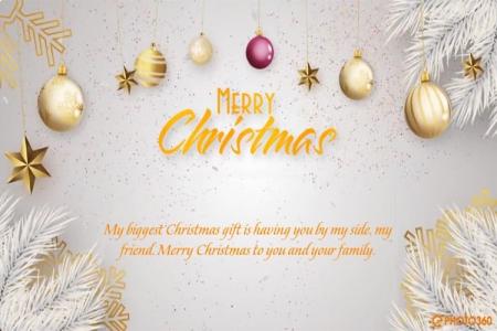 Create beautiful and impressive Christmas video cards for friends and family