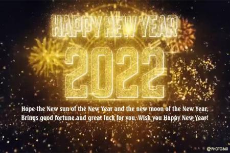 Create New Year Countdown 2022 video cards