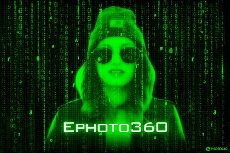 Create Matrix movie photo effects online