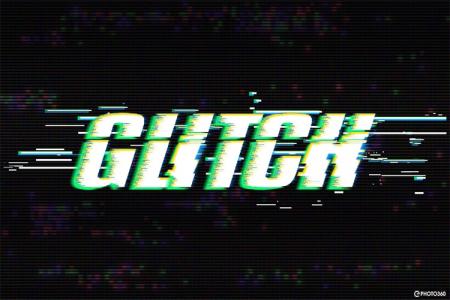 Create digital glitch text effects online