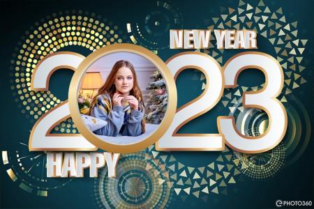 New Year 2023 Frame - New Year Greetings 2023