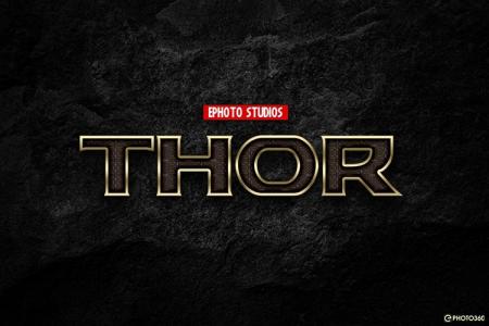 Create Thor logo style text effects online for free