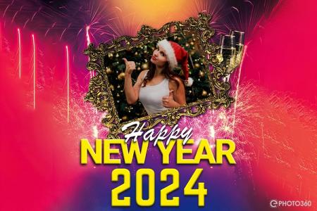 Create New Year photo frames - Happy New Year 2024