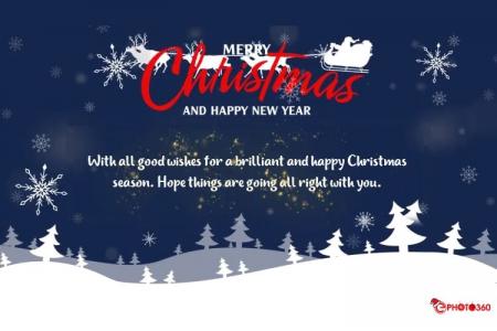 Create beautiful and impressive Christmas video cards for friends and relatives