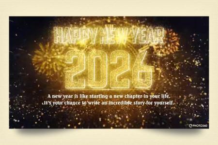 Create New Year Countdown 2026 video cards