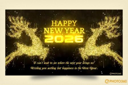 Create video greeting cards for the new year 2026 online
