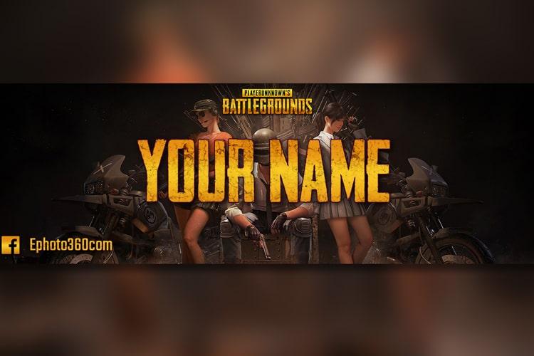 Create A Youtube Banner Game Of Pubg Cool