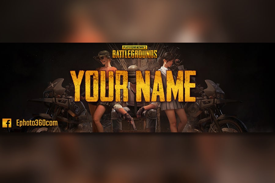 Create A Youtube Banner Game Of Pubg Cool