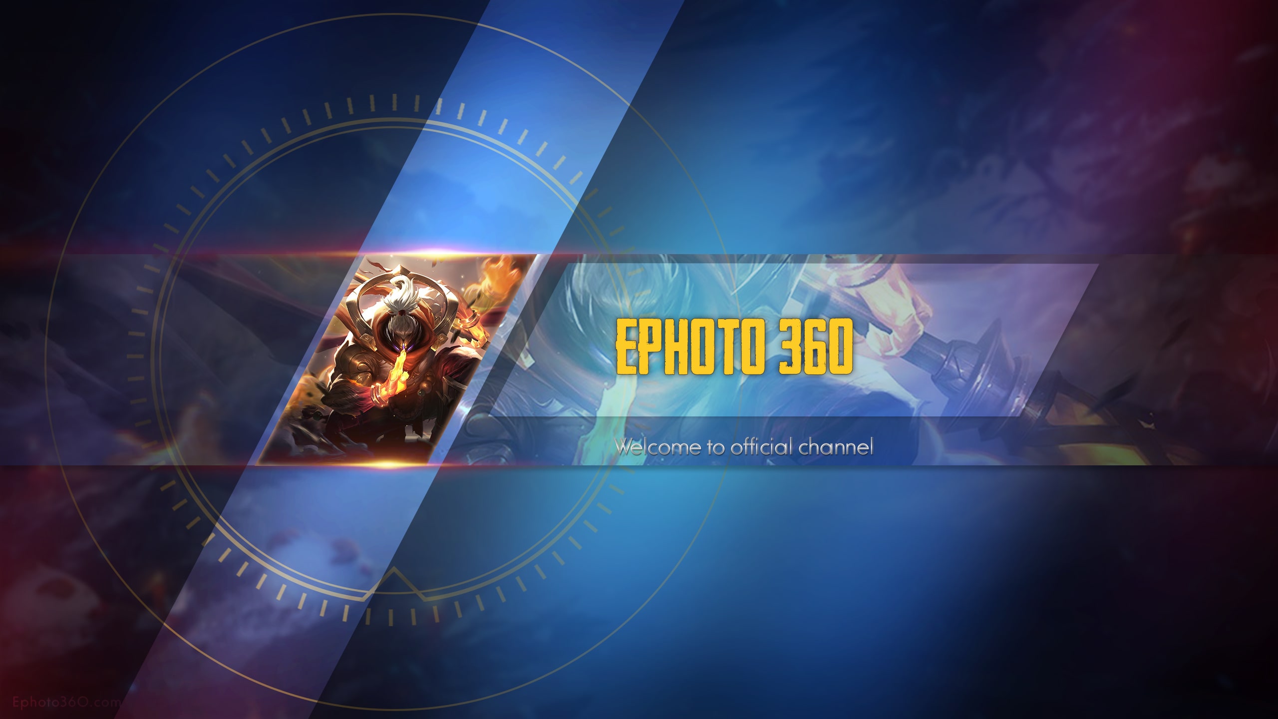 Pin by Ephoto360 - Photo Effect Onlin on Create Youtube banner League ...