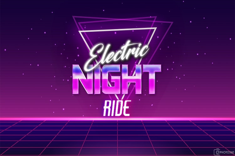 Free Retro Neon Text Effect Online