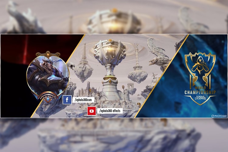 League of Legends World Championship Facebook cover