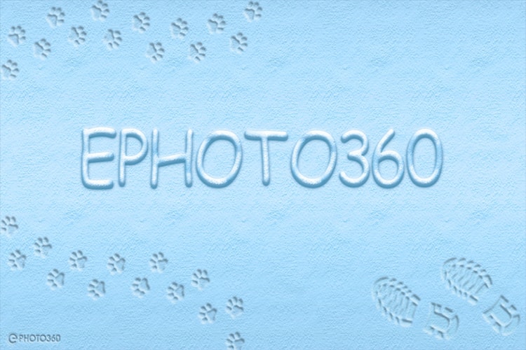Create a snow 3D text effect free online