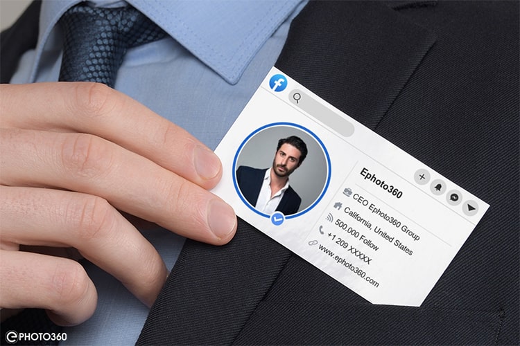 Create business card social networking style