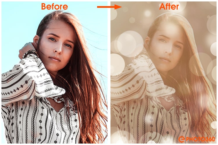 Create avatars with magical bokeh effects
