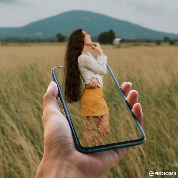 Plante slå Diplomati 3D pop out smartphone photo collage effect