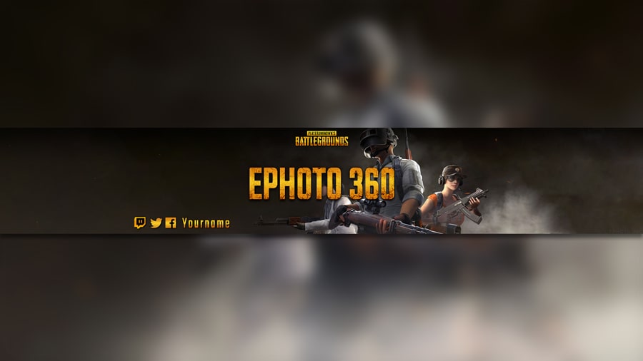 Create A Youtube Banner Game Of Pubg Cool