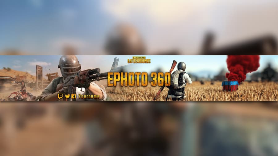 Create A Youtube Banner Game Of Pubg Cool